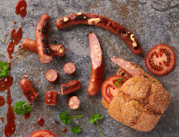 Ensemble de saucisses à griller de qualité supérieure