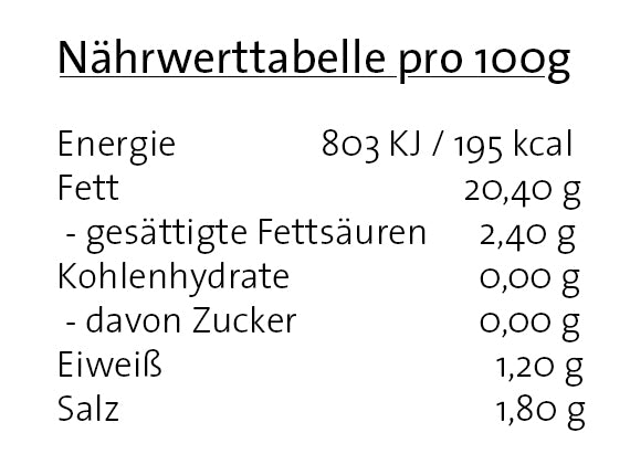 Schwarze Oliven mit Knoblauch 150g