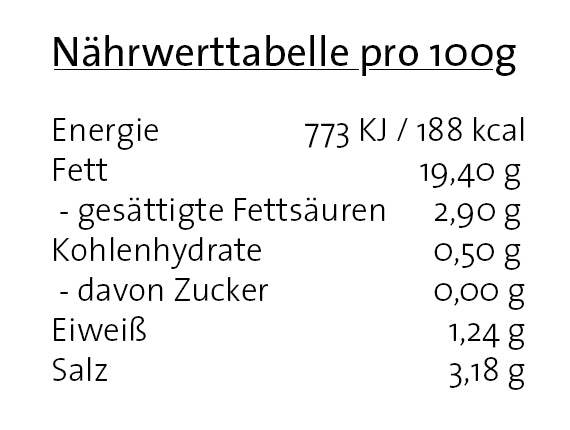Grüne Oliven mit Kräutern 150g