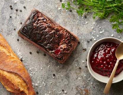 Ardenner Pastete grob mit Preiselbeeren - 500g