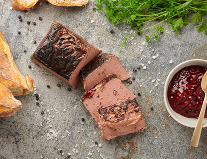 Ardenner Pastete grob mit Preiselbeeren - 500g