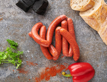 Merguez pork sausages