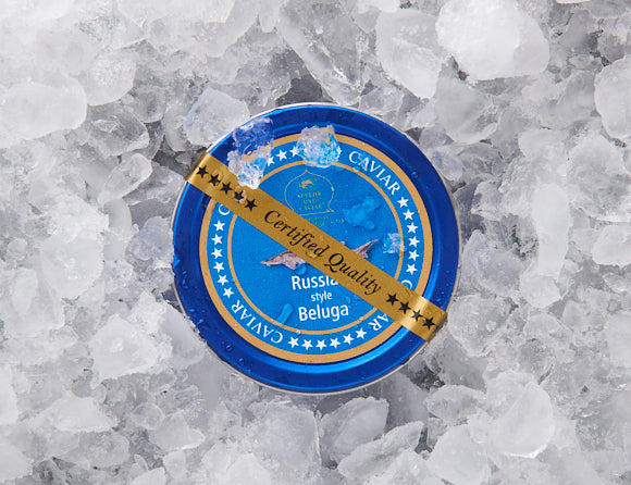 Russian Style Beluga Caviar - SEPEHR DAD CAVIAR