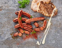 Merguez pork sausages