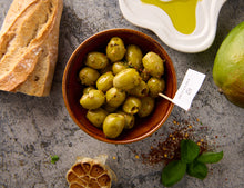 Grüne Oliven mit Mangosoße 150g