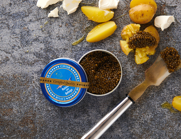 Russian Style Beluga Caviar - SEPEHR DAD CAVIAR