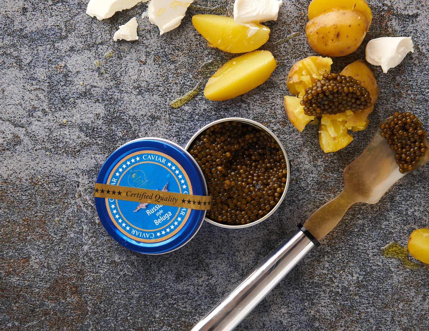 Russian Style Beluga Caviar - SEPEHR DAD CAVIAR