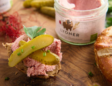 Lyoner im Glas vom Weideschwein
