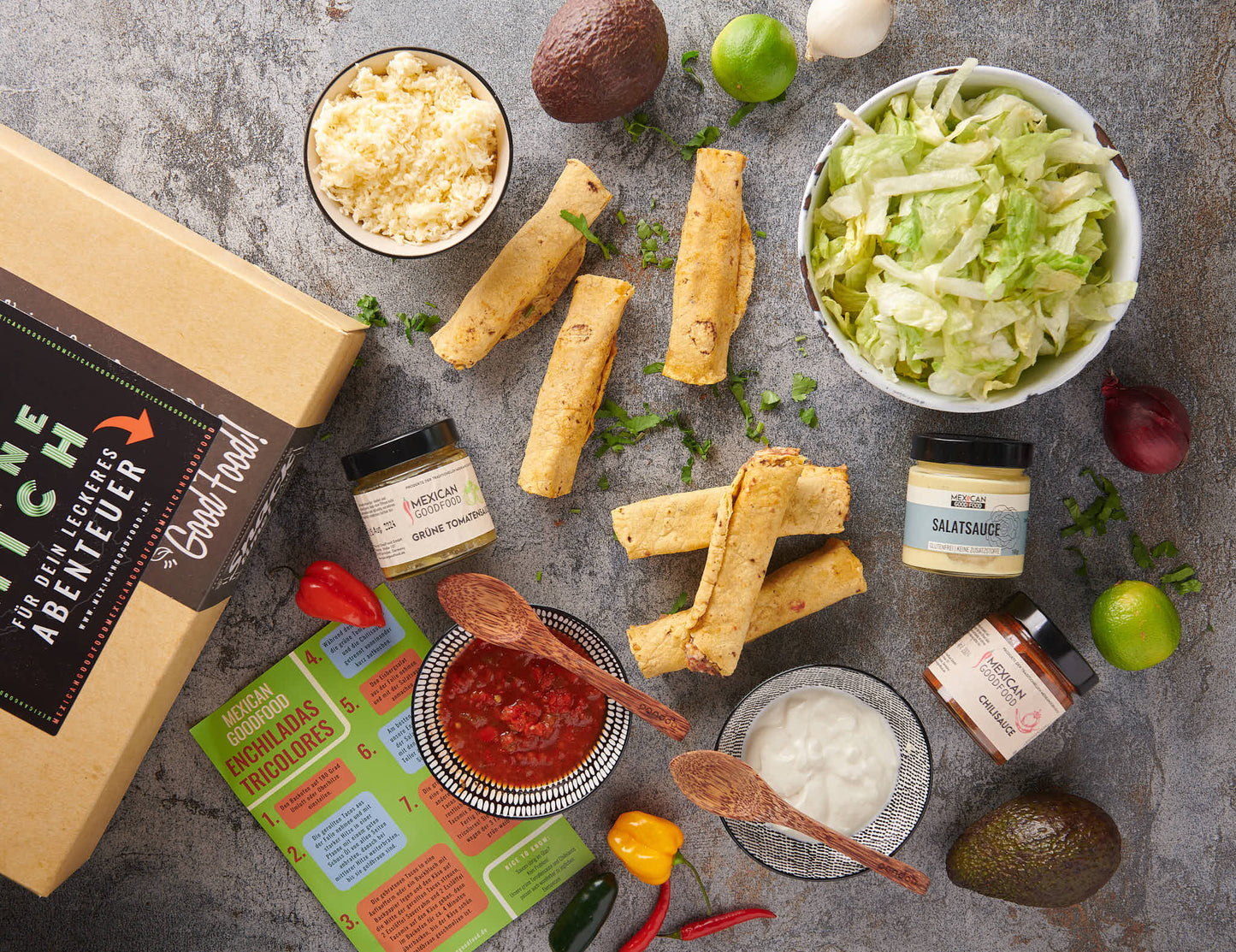 Mexican Goodfood - Enchilada Box für 2