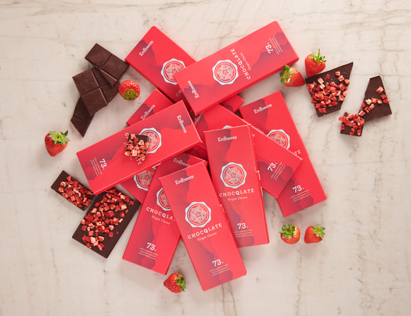 BIO CHOCQLATE - ERDBEERE 10er Set