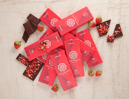 BIO CHOCQLATE - ERDBEERE 10er Set