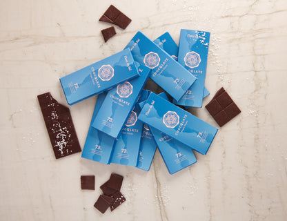 BIO ČOKOLÁD - FLEUR DE SEL sada 10 ks