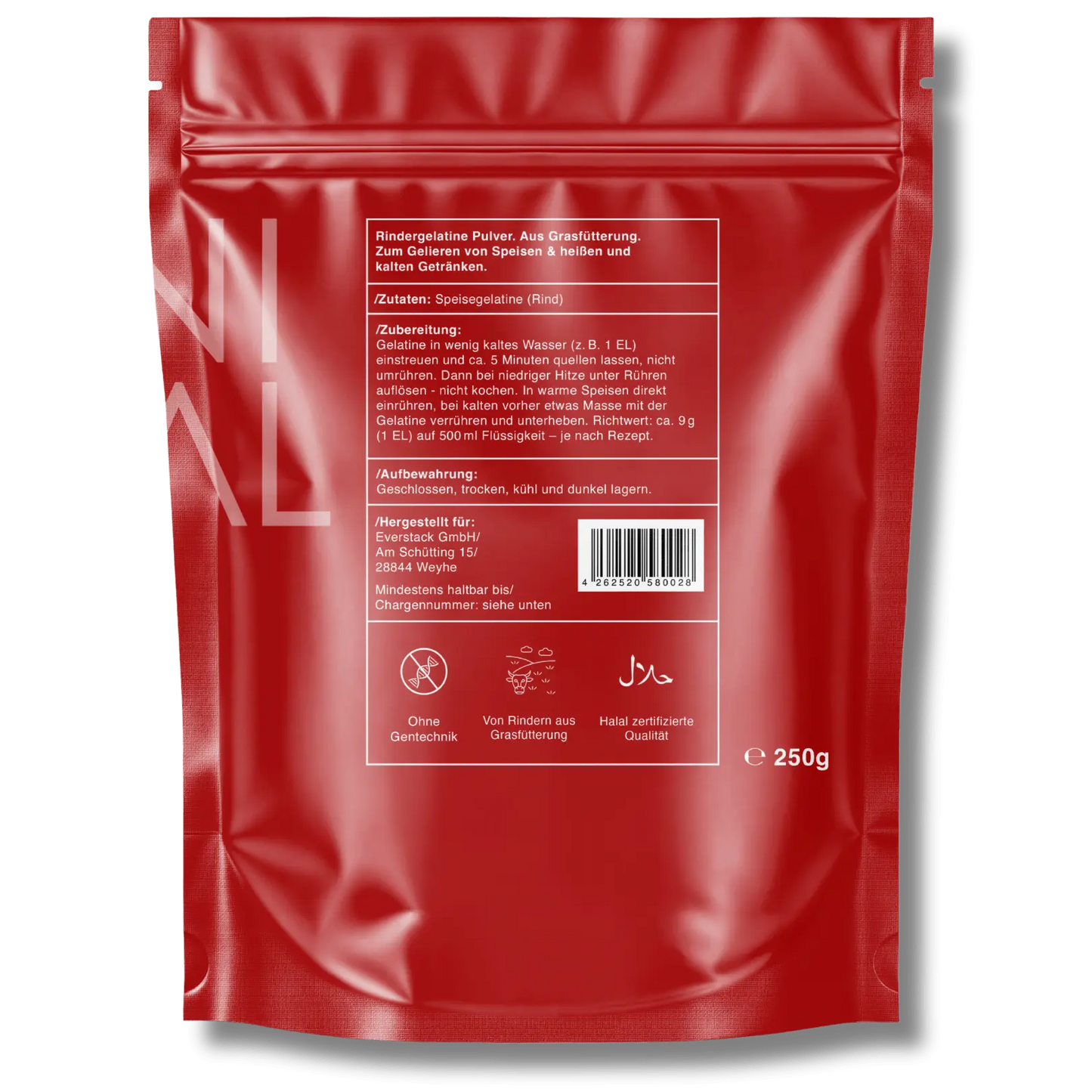 Rindergelatine Pulver - Grass Fed Beef Gelatine