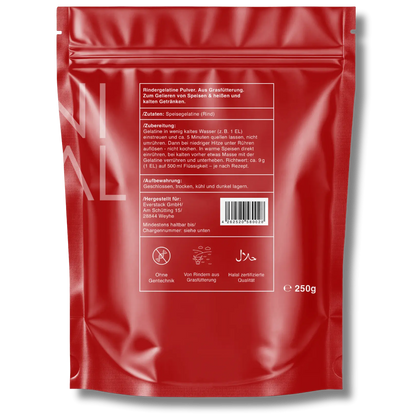 Rindergelatine Pulver - Grass Fed Beef Gelatine