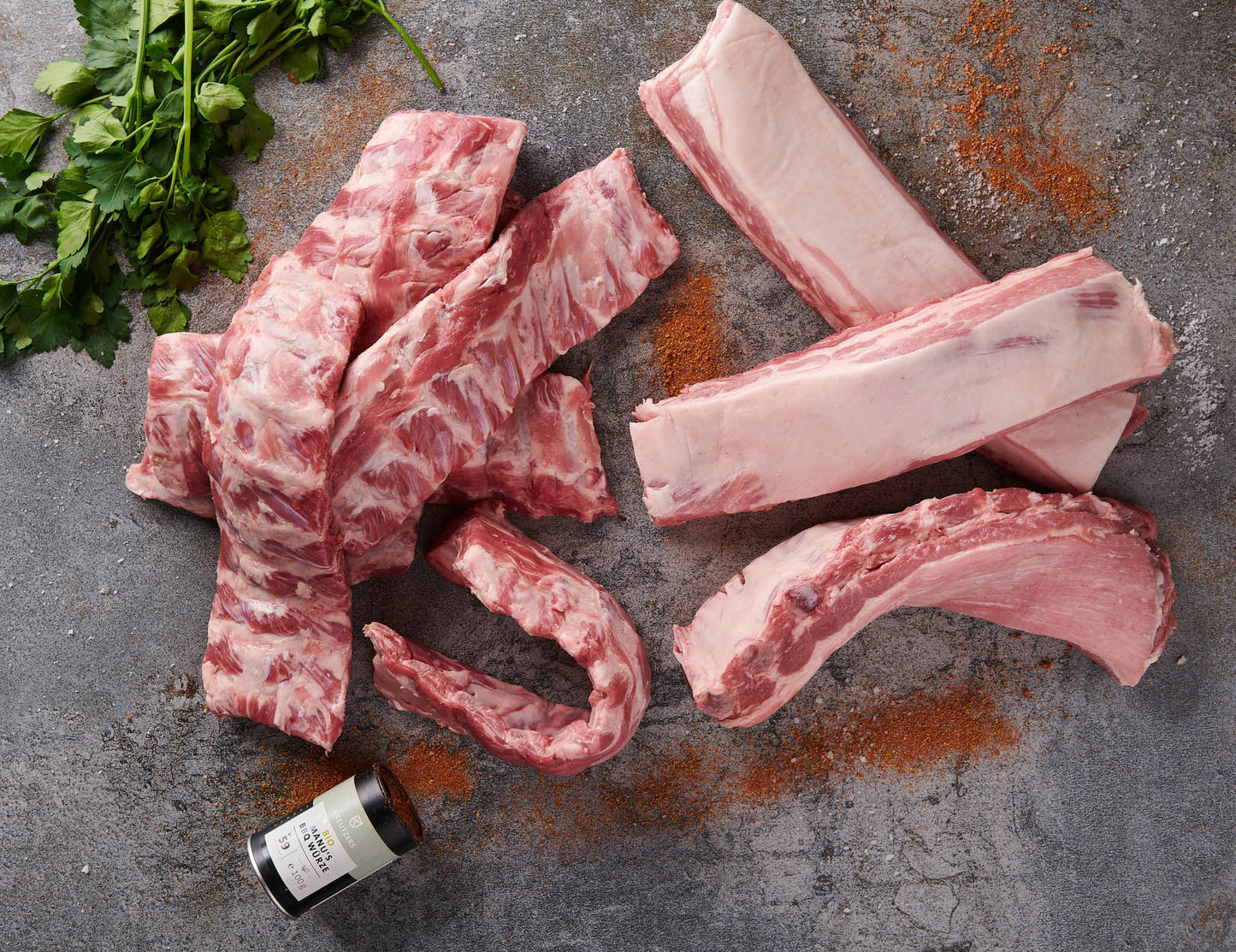 Dietzel Duroc Schwein - Ribs Satt Box