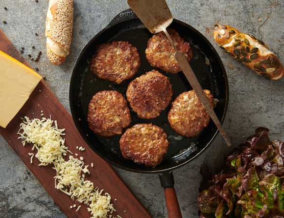 Pfannenfrikadellen Käse - 6 x 110g