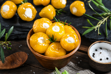 Gelbe Kirschpaprika mit Frischkäsefüllung 150g
