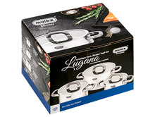 Mulex - Lugano Edelstahltopfset mit 3 Topfgrößen