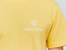 Die Schmiede – Pánské tričko KREUTZERS Basic s kulatým výstřihem (taxi yellow)