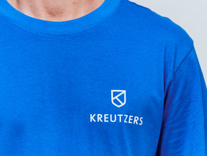 Die Schmiede – Pánské tričko KREUTZERS Basic s kulatým výstřihem (kobaltově modré)