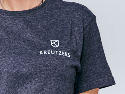 Die Schmiede – Dívčí tričko KREUTZERS Basic s kulatým výstřihem (antracitové)
