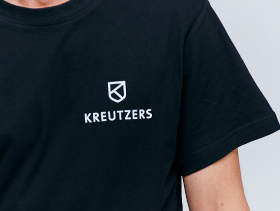 Die Schmiede – Pánské tričko KREUTZERS Basic s kulatým výstřihem (černé)