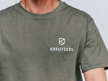 Die Schmiede – Pánské tričko KREUTZERS Basic s kulatým výstřihem (olivové)