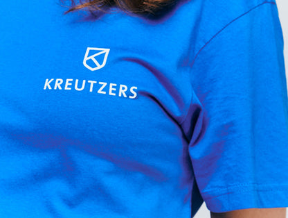 Die Schmiede – Dívčí tričko KREUTZERS Basic s kulatým výstřihem (kobaltově modré)