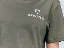 Die Schmiede – Dívčí tričko KREUTZERS Basic s kulatým výstřihem (olivové)