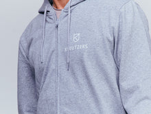 Die Schmiede – KREUTZERS Basic Zip Hoodie Men (melírovaná šedá)
