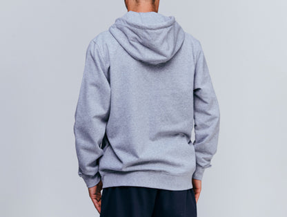 Die Schmiede – KREUTZERS Basic Zip Hoodie Men (melírovaná šedá)