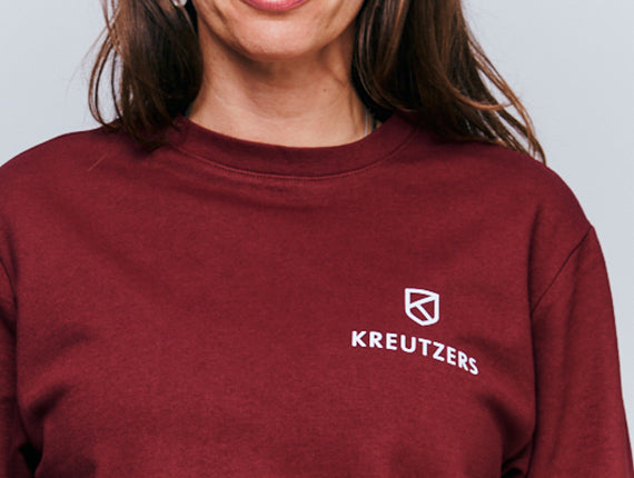 Die Schmiede - KREUTZERS Basic Crewneck Girls (burgundy)