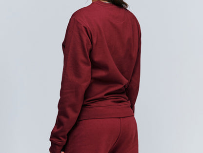 Die Schmiede - KREUTZERS Basic Crewneck Girls (burgundy)