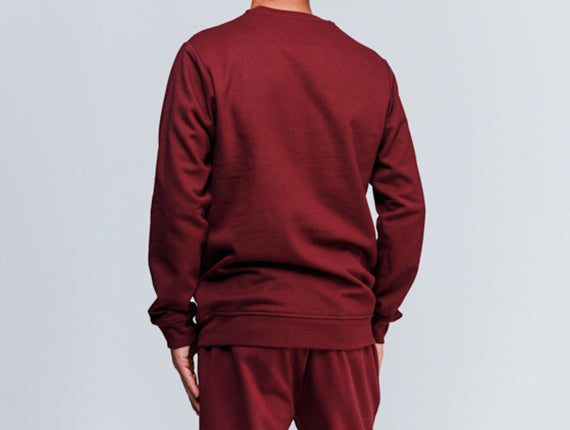 Die Schmiede - KREUTZERS Basic Crewneck Men (burgundy)