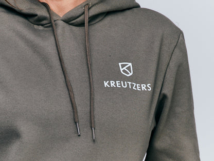 Die Schmiede – Dívčí mikina s kapucí KREUTZERS Basic (olivová)