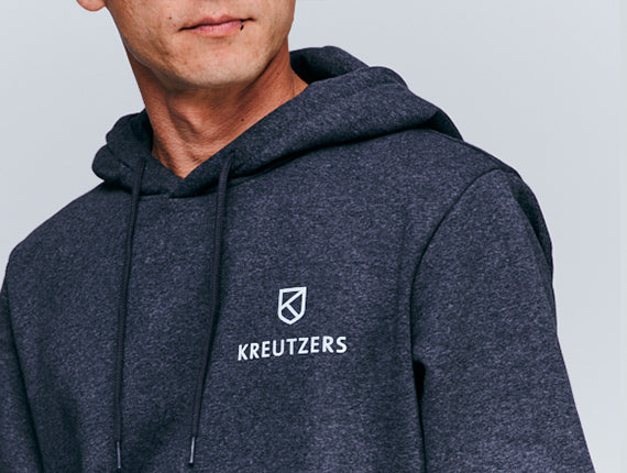 Die Schmiede – Pánská mikina s kapucí KREUTZERS Basic (antracitová)