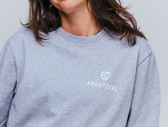 Die Schmiede - KREUTZERS Basic Crewneck Girls (heather grey)