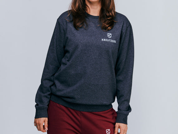 Die Schmiede - KREUTZERS Basic Crewneck Girls (charcoal)