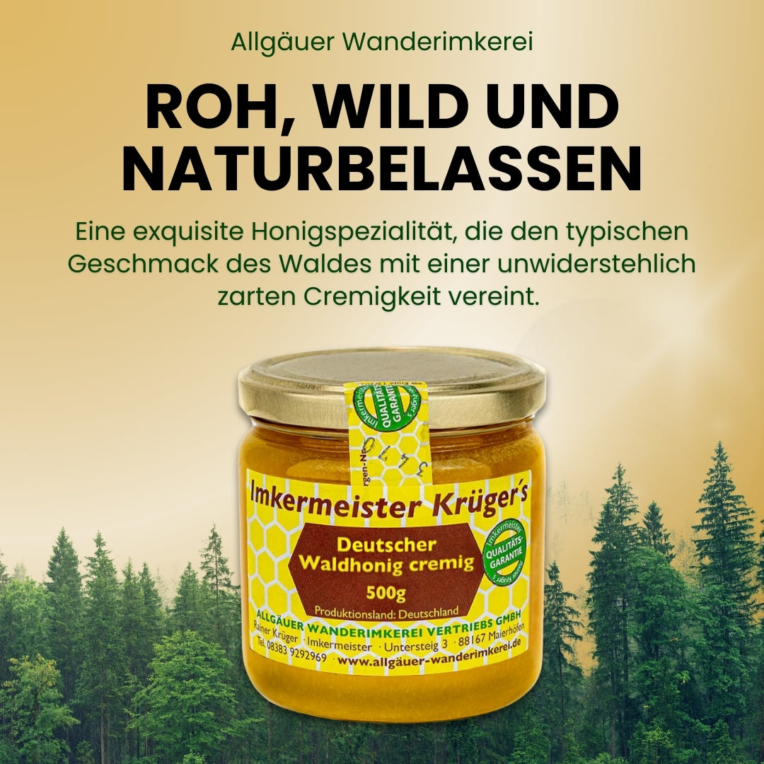 Deutscher Waldhonig cremig 500g