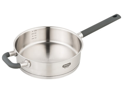 Mulex - Lugano Premium Edelstahl Bratpfanne 24cm