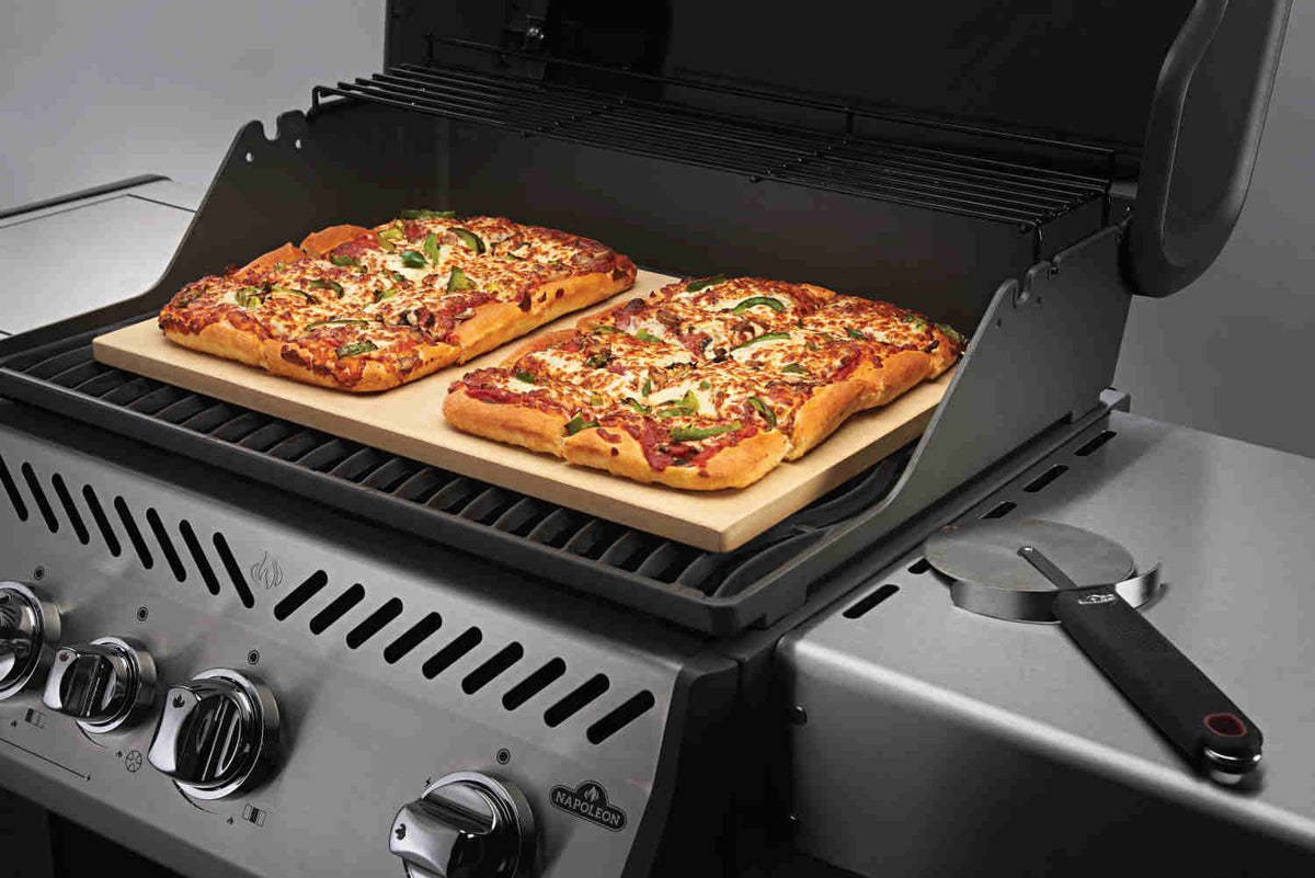 Pizzastein rechteckig 51x34cm (70008)