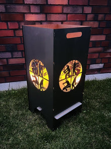 78cm Feuertonne "Feuerwehr"