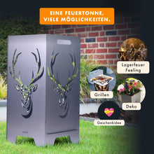 78cm Feuertonne "Hirsch"
