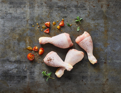Chicken Drumsticks roh mit Gewürzen