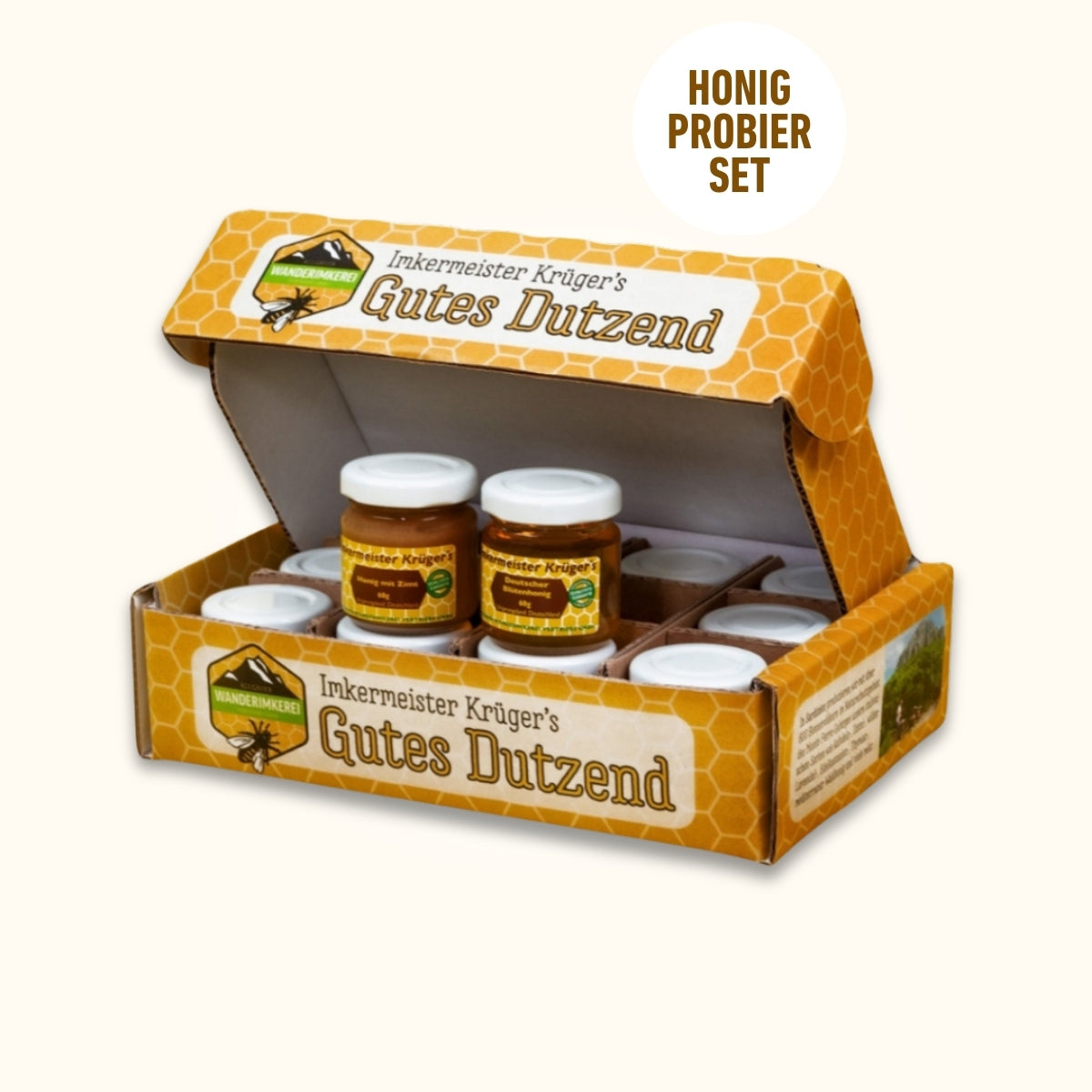 Gutes Dutzend 12er-Honig-Geschenkset je 60g