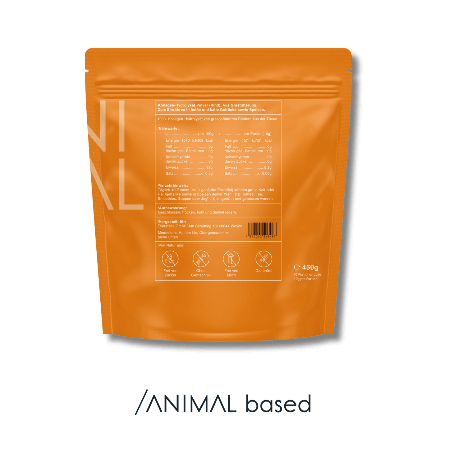 Halal Kollagen Hydrolysat - 450g