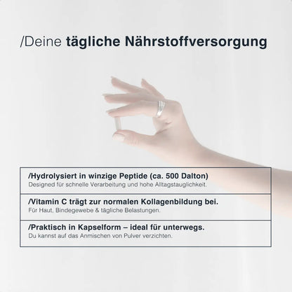Collagen Tripeptide - mit natürlichem Vitamin C aus Acerola