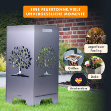 78cm Feuertonne "Lebensbaum"