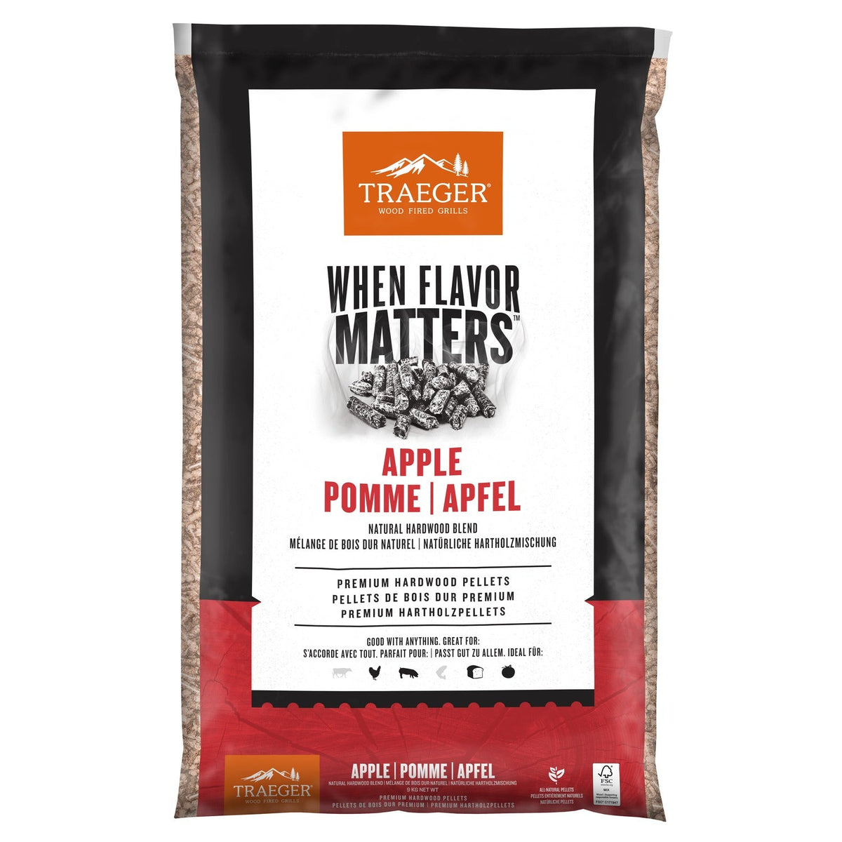 Apfel Holzpellets