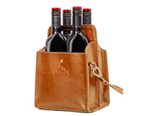 ALPENLEDER - Getränketasche ALPENVIERER